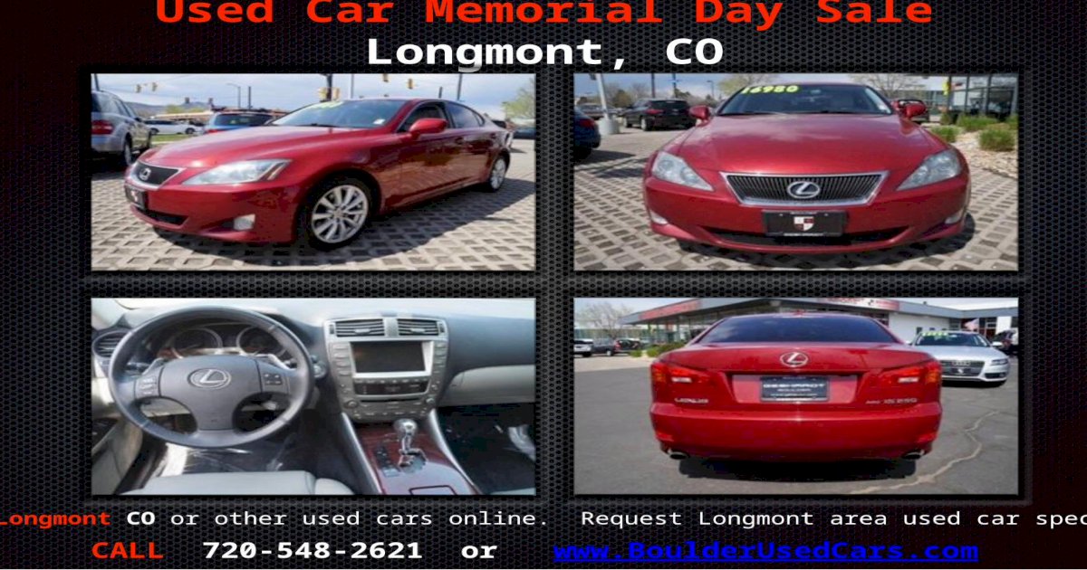 Used Car Memorial Day Sale Longmont CO Boulder Used Cars [PPTX