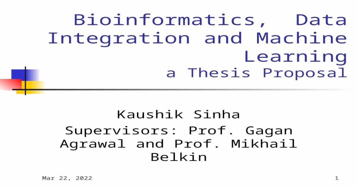 phd thesis bioinformatics