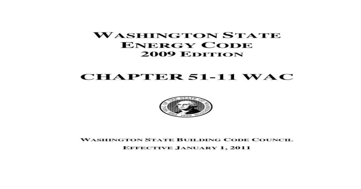 Washington State Energy Code 2009 [PDF Document]