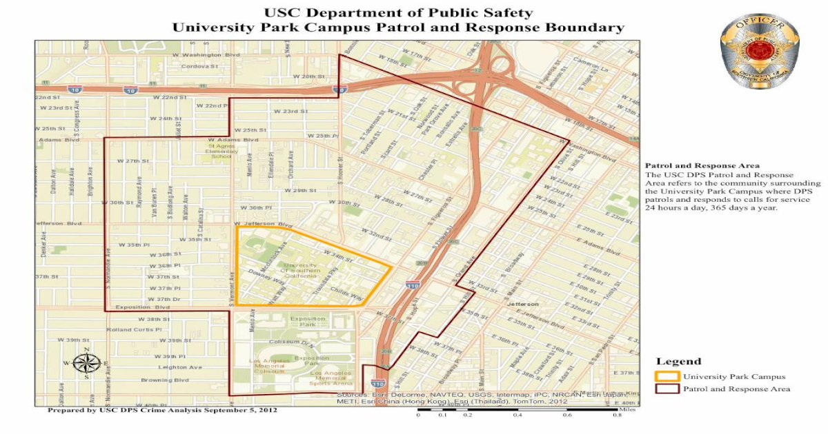 USC Department of Public Safety University Park Campus ...capsnet.usc ...