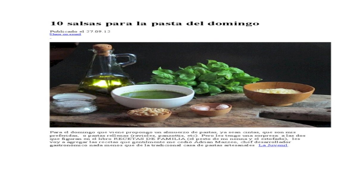 image of Salsas para las pastas - [PDF Document]