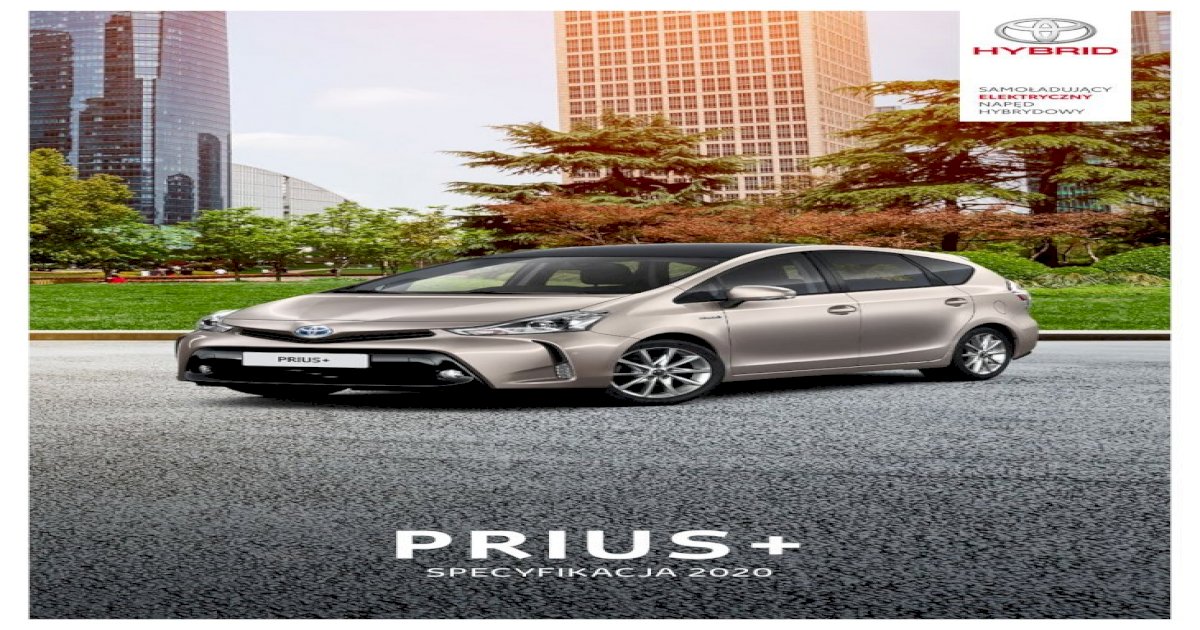 PRIUS+ Toyota Polska 20200304¢ Opcje Active Comfort