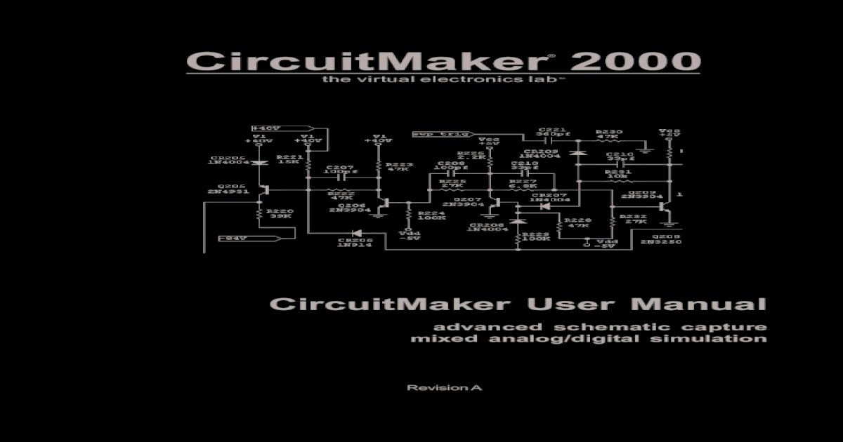 Circuit Maker 2000 User Manual Pdf Document