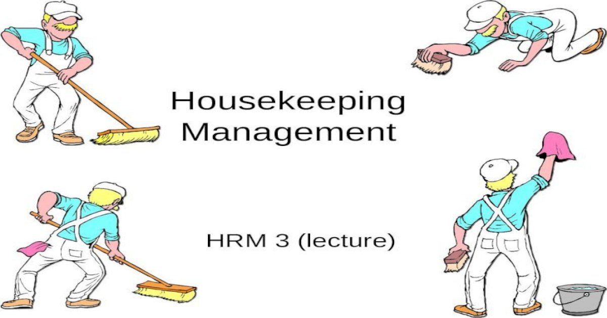 presentation housekeeping training ppt
